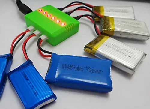 3pcs * 6 in 1 X6 Battery Charger for Hubsan X4 H107l H107c H107d Wltoys V977 V930 V202 V252 V939 V933 V955 UDI U816 U816a U830 | Игрушки и