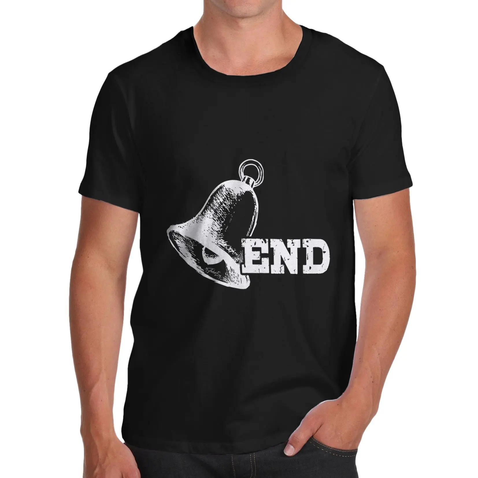 Twisted Envy Bell End Funny Pun Rude Men's T-Shirt Cartoon t shirt men Unisex New Fashion tshirt Loose Size top ajax | Мужская