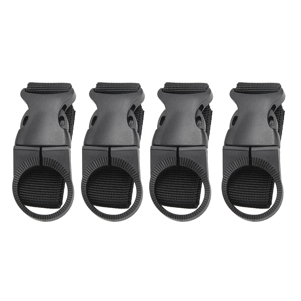 4 шт./компл. прочная пружинная Пряжка держатель для бутылки с водой крючок ремень