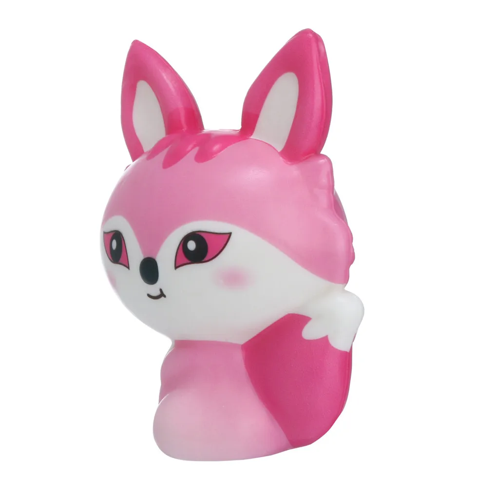 Squishies новинка игрушки Kawaii лиса медленно поднимающийся крем Ароматические игрушки для снятия стресса Подарки Забавные игрушки juguetes antiestres# S20