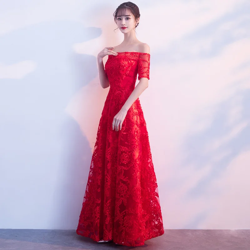 Черное Кружевное длинное платье для подружки невесты свадебные платья гостей