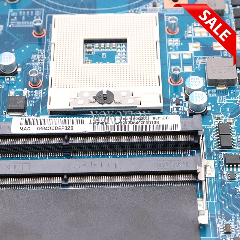 NOKOTION материнская плата для ноутбука sony VAIO VPCEJ VPCEJ2M1E A1827706A A1848628A DA0HK2MB6E0 MBX-248 материнская плата HM65 GT410M DDR3