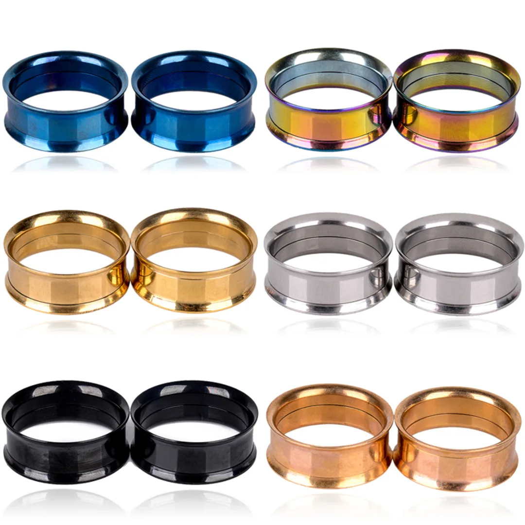 Трендовые двойные расклешенные шурупы из нержавеющей стали винтажные телесные