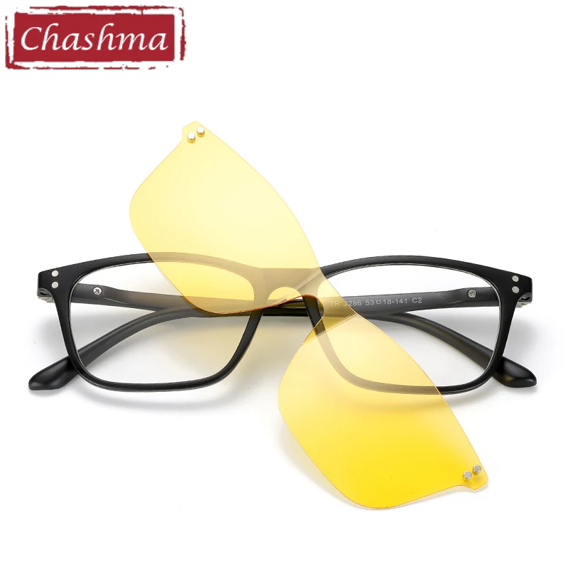 Брендовые магнитные зеркальные солнцезащитные очки Chashma TR90|Мужские кадры| |