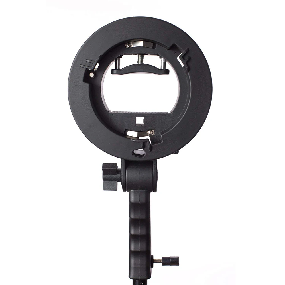 Ручной S-образный держатель кронштейна с креплением Bowens для Speedlite Flash Snoot Softbox