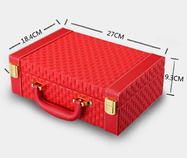 Многофункциональный кожаный чехол для часов/ювелирных изделий косметический