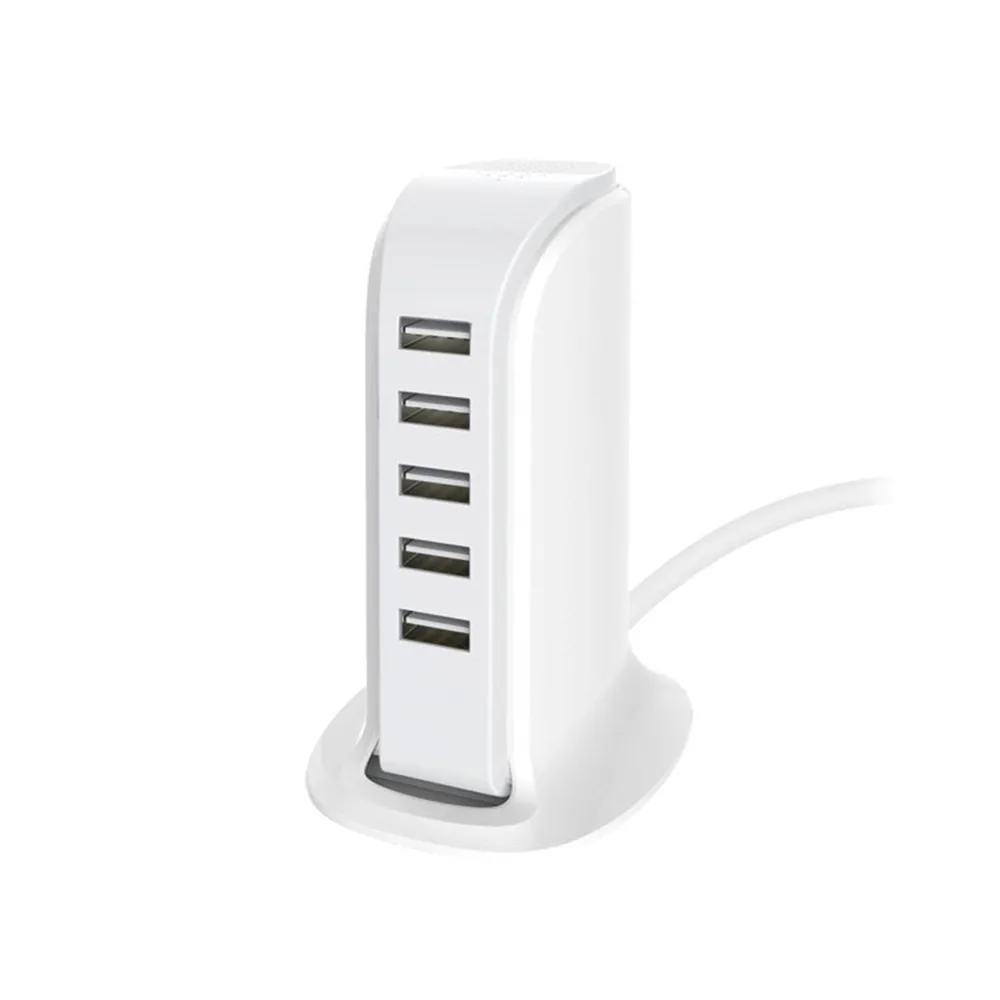 5 портов Мульти USB зарядное устройство концентратор дисплей док станция для