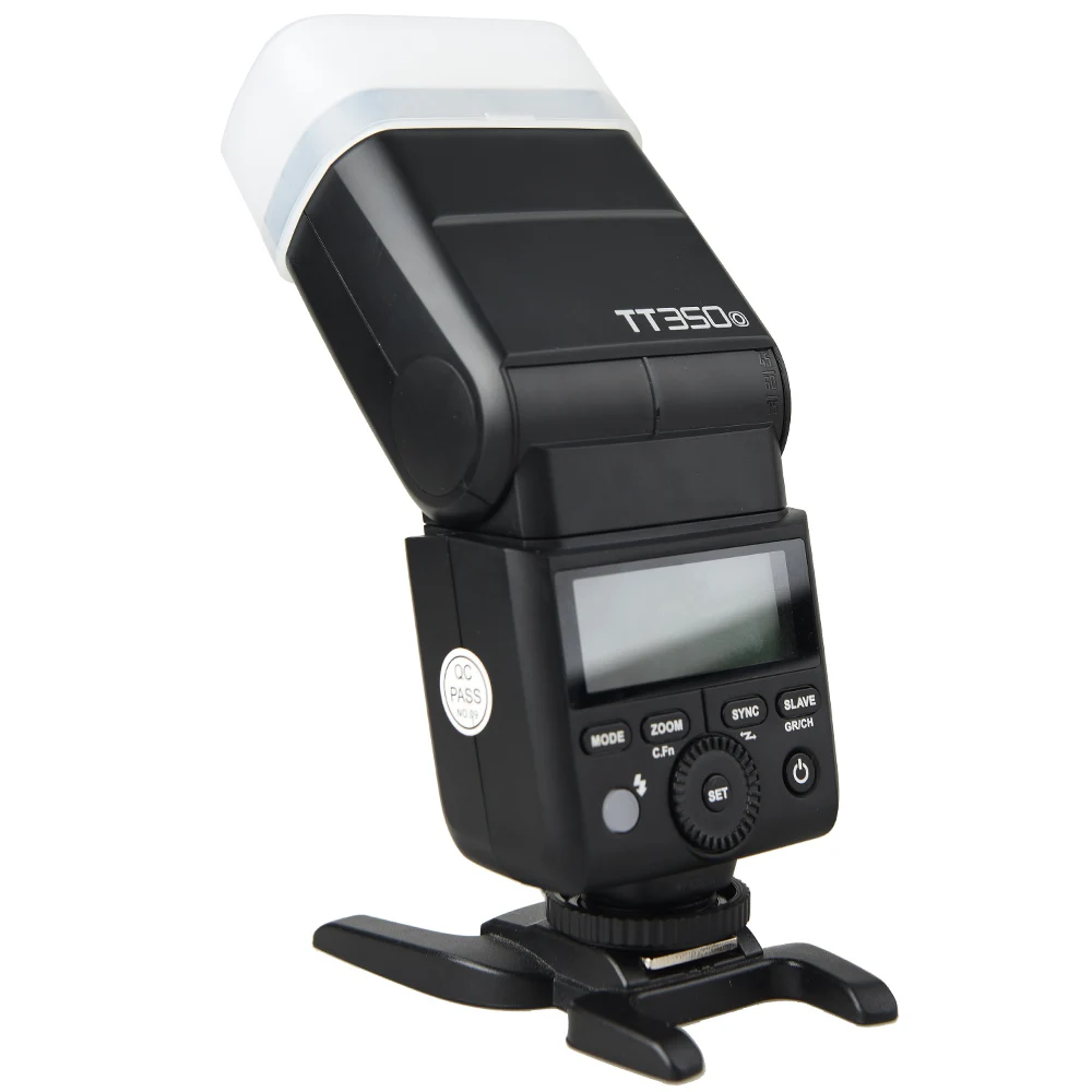 Вспышка для камеры Godox Mini Thinklite TT350O Speedlite TTL HSS 1/8000s GN36 Olympus/Panasonic + Диффузор цветной