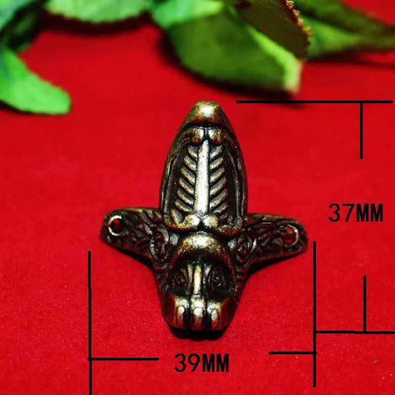 Ancient Alloy Eagle Footing Decoration Legs Vintage Wooden Box Feet Cabinet Corner Bronze Tone 39*37mm 12Pcs | Обустройство дома