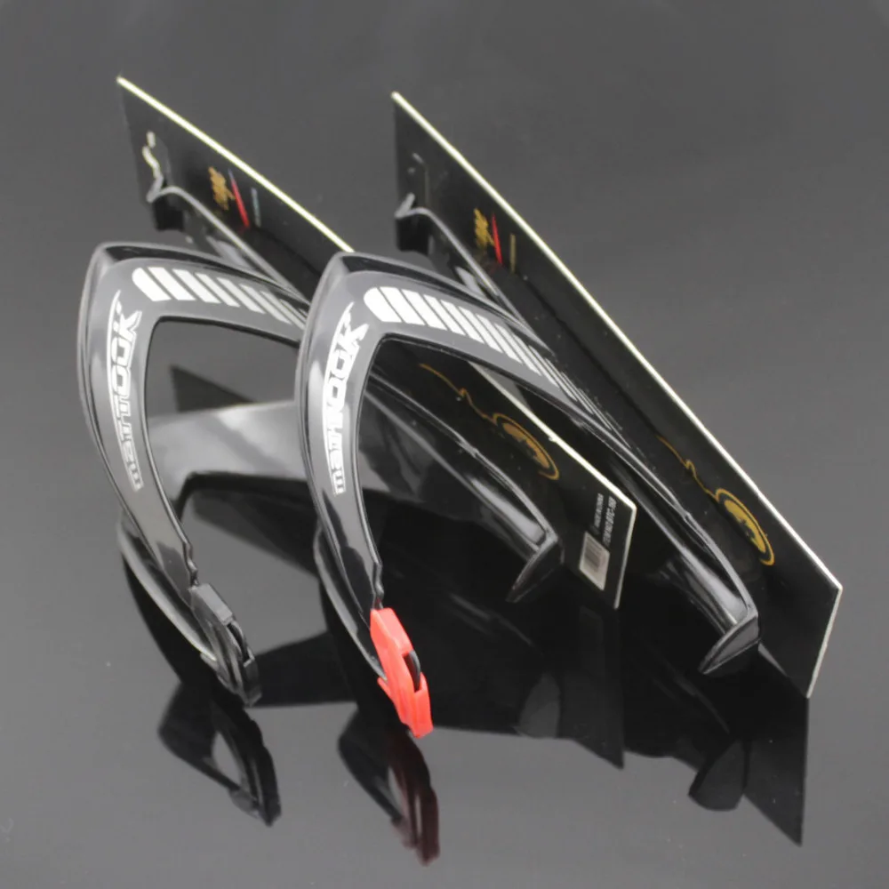 

New Cycling Bike Bicycle Black Glass Fiber Water Bottle Holder Cages +2 screws