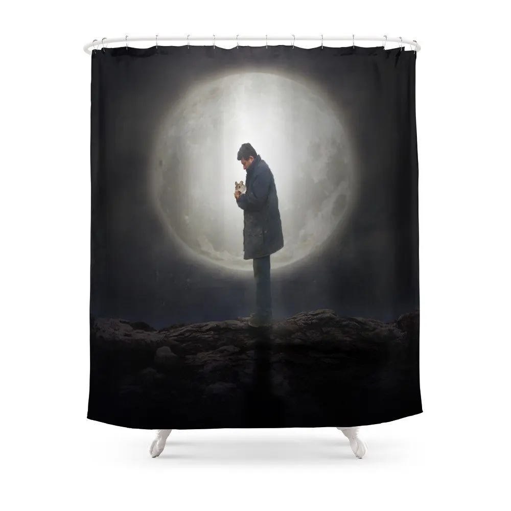 Микки Душ Занавес Набор Ванна занавес для ванной комнаты с нескользящим