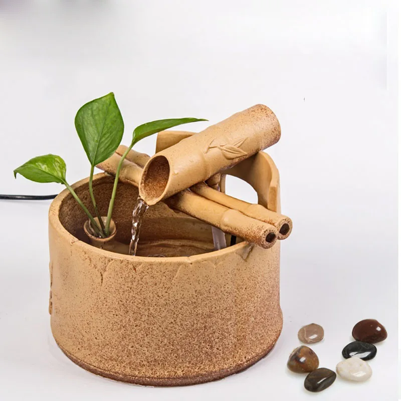 Керамический фонтан фэн шуй 110 В|gift gifts|gift birthdaygift vase |