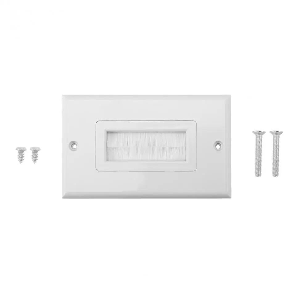 1 шт. пластиковая настенная щетка для защиты от пыли|wall switch plate covers|wall switchpanel mount |