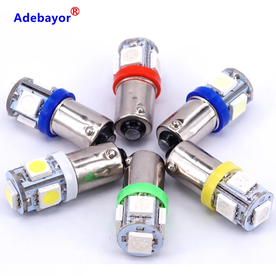 Светодиодсветильник пы 20X T11 BA9S 5 SMD 5050 5SMD T4W 1445 Q65B H6W 182 53 57 автомобильные индикаторы