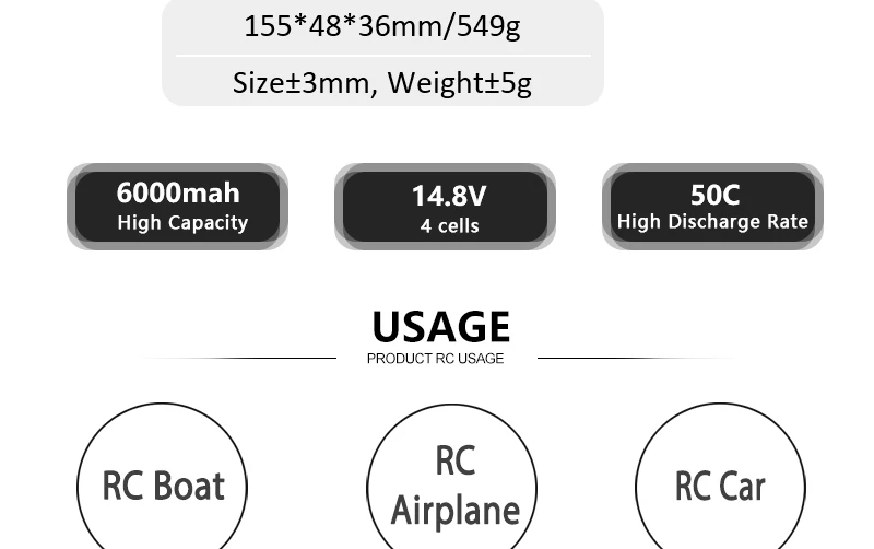 HRB 3S 4S 2S Lipo аккумулятор 11,1 V 14,8 V 7,4 V 5000mah 6000mah 3300mah 2200mah 2600mah 6S 22,2 V EC5 XT60 T Deans жесткий чехол Запчасти RC