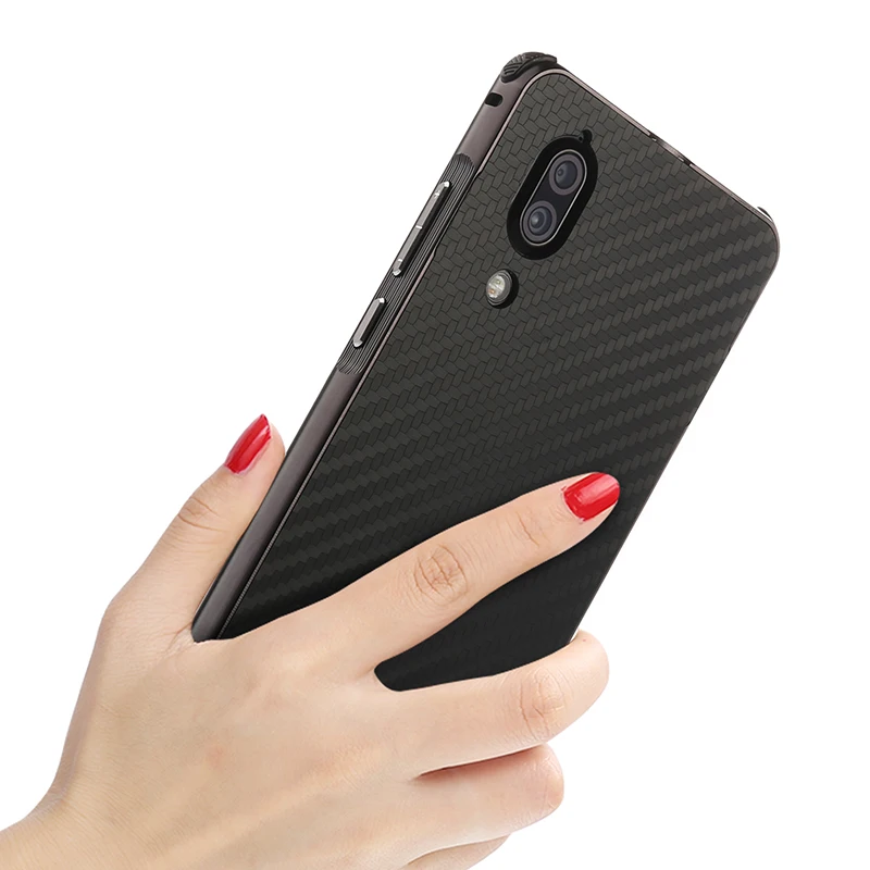 Luxury Aluminum Metal Frame Bumper Case For SSHARP AQUOS S2 Carbon Fiber Back Cover for Sharp Aquos Phone 5.3'' |