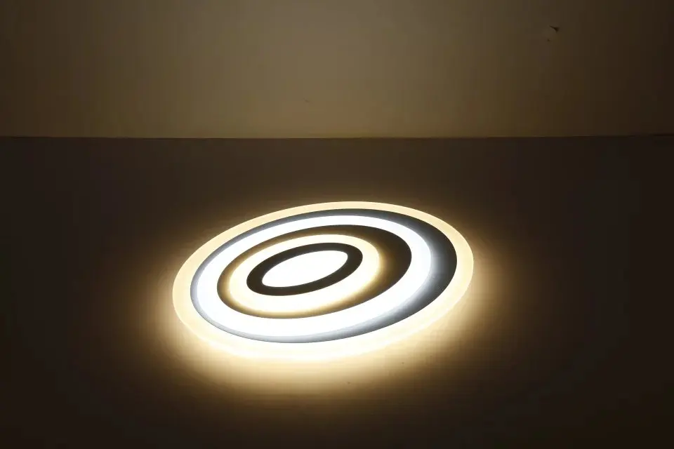 Dimming+Remote Control Modern Led Ceiling Lights For Living Room Bedroom 3 Color Temperature New Design Lamp Fixtures | Освещение