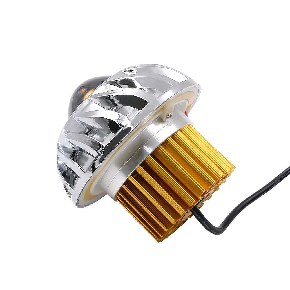 12V мотоциклов головной светильник объектив проектора со светодиодной Ангел