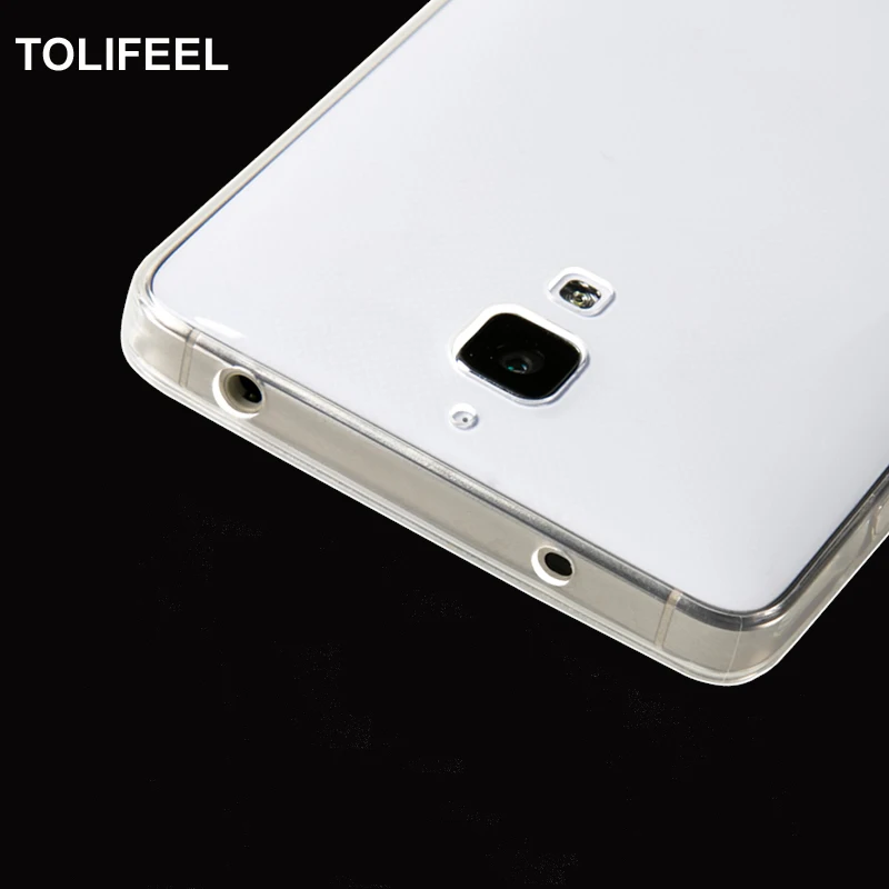 Силиконовый чехол TOLIFEEL для Xiaomi Mi4 оригинальный тонкий прозрачный защитный