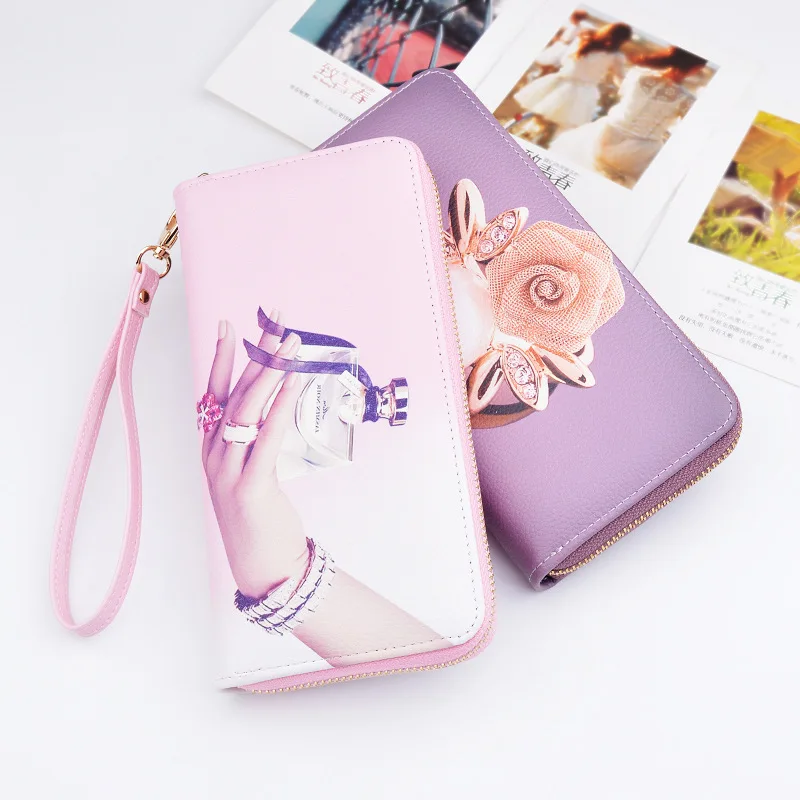 Женский Длинный кошелек с кисточками модный отделением для монет и карт