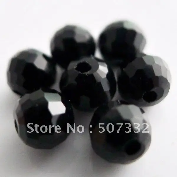 

Free shipping! 360pcs 8mm AAA Top Quality 5003 disco ball crystal glass beads Black/Jet colour DR080402