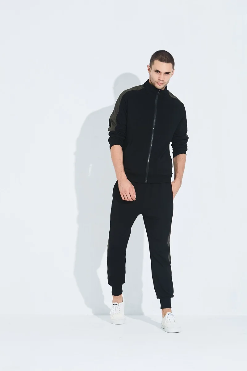 Модная спортивная одежда для мужчин мужской тонкий свитер на осень и