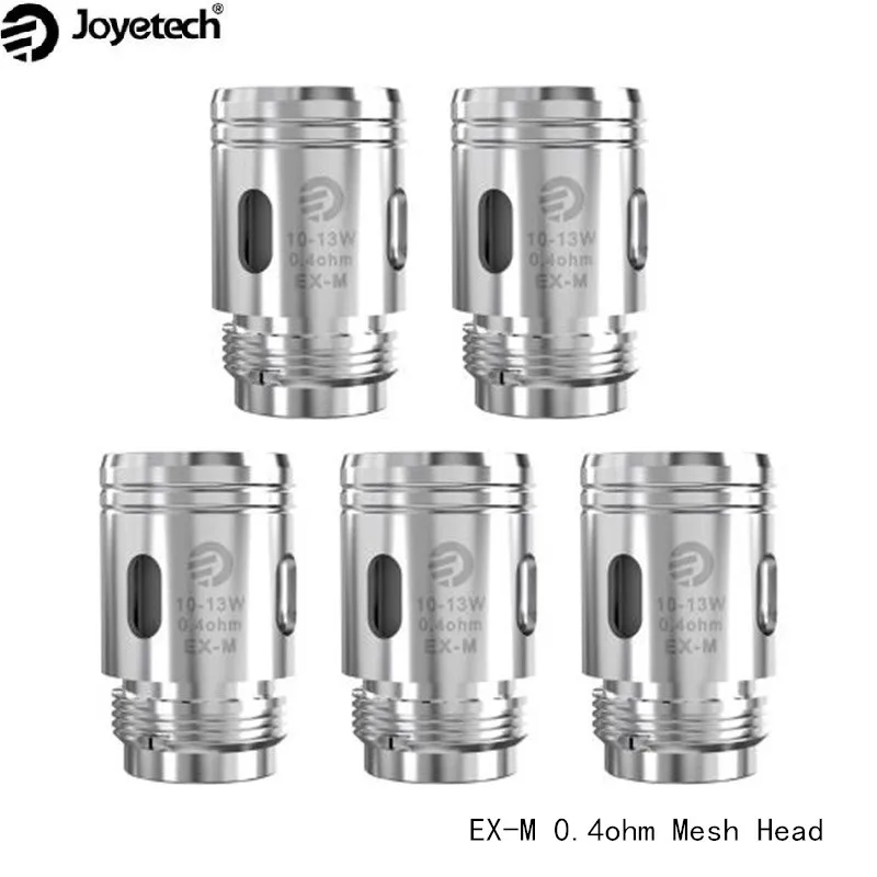5 шт./лот оригинальный Joyetech EX M сетка SS316 0.4ohm сетчатая головка Замена испарителя