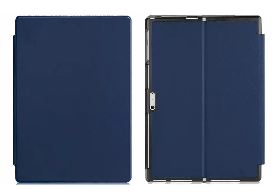 Deep Blue Чехол для ноутбука microsoft Surface pro 6 7 складной держатель для ноутбука Surface pro 5 pro 4 чехол для нового surface pro+ пленка - Цвет: Deep Blue