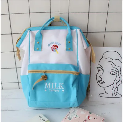 Желтые рюкзаки Harajuku милый рюкзак для девочек-подростков Kawaii Клубничная Книга Школьные сумки розовый Mochila Дорожная сумка для ноутбука