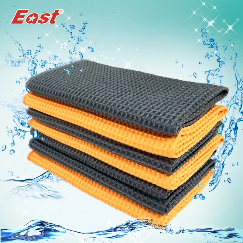 Life83 5 шт. 40 см X 40 см микрофибра ткань для чистки вафельных полотенец s супер абсорбент полотенце для чистки автомобиля