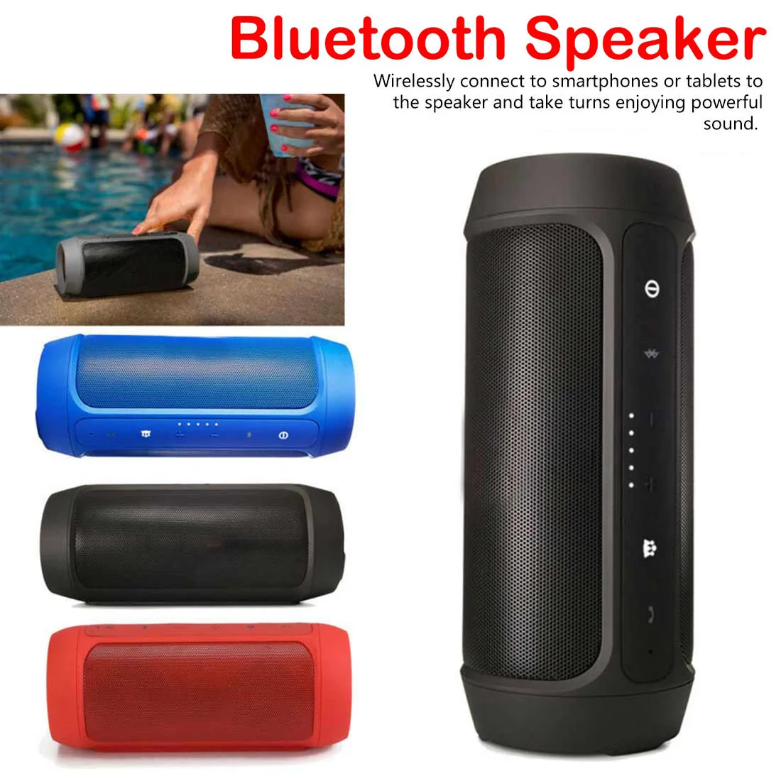 Беспроводной мини-заряд 2 плюс Bluetooth динамик s музыка акустическая система объемного звучания с Bluetooth Портативный Открытый громкий динамик