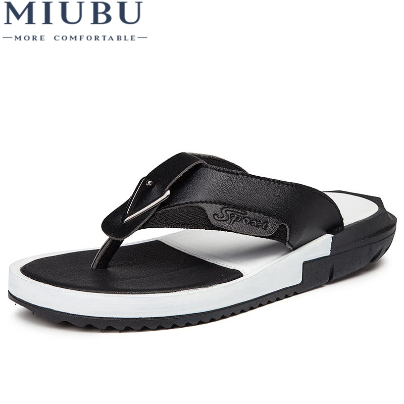 

MIUBU 2020 Man Beach Slippers Infradito Uomo Heren Schoenen Buty Damskie Sapatenis Platform Shoes Pantuflas Chaussures Hommes