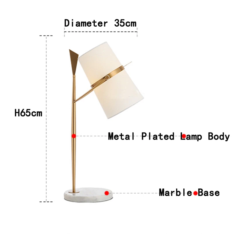 Светодиодная настольная лампа SGROW с мраморным дизайном креативный дизайн