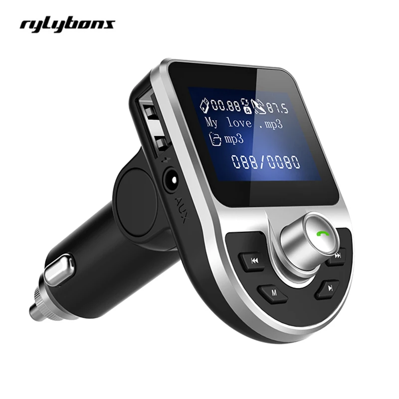 Автомобильный fm передатчик MP3 Misic плеер TF USB Автомобильное зарядное устройство 3 5