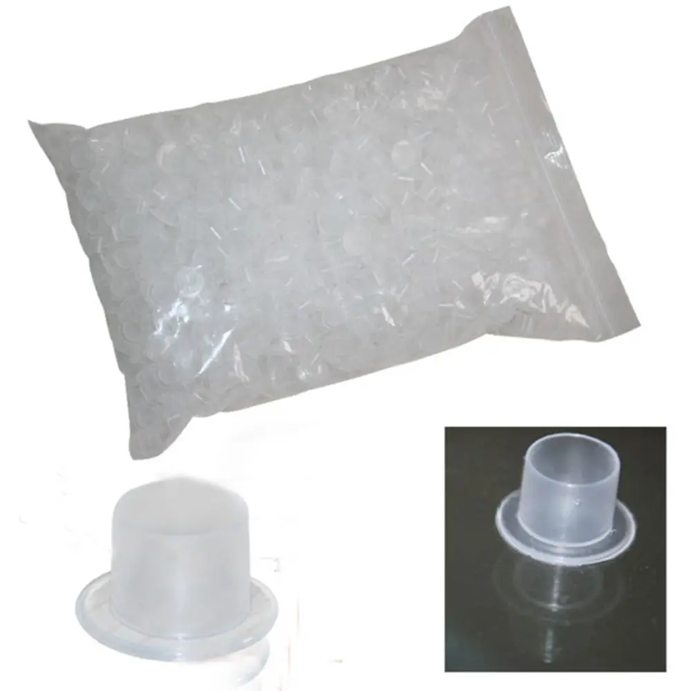 100 шт. пластиковые белые тату чернила чашки колпачок для пигмента принадлежности