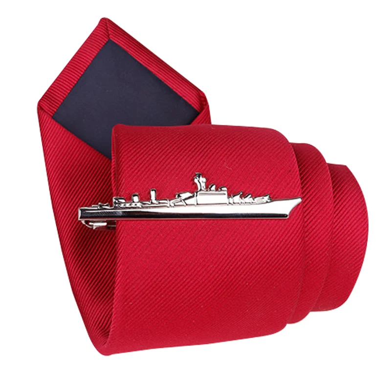 Warship мужской уникальный металлический зажим для галстука на шею Зажим Для