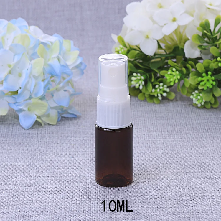 

100PCS empty 10ml plastic spray bottle , plastic cosmetic small spray bottle, points bottling small watering can sample bottle