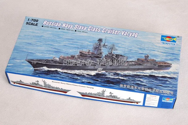 Трубач 1/700 05721 Российский военно-морской флот слава класса крейсера «варяг» сборки модели комплекты строительные масштабная модель корабля 3D пазл корабль