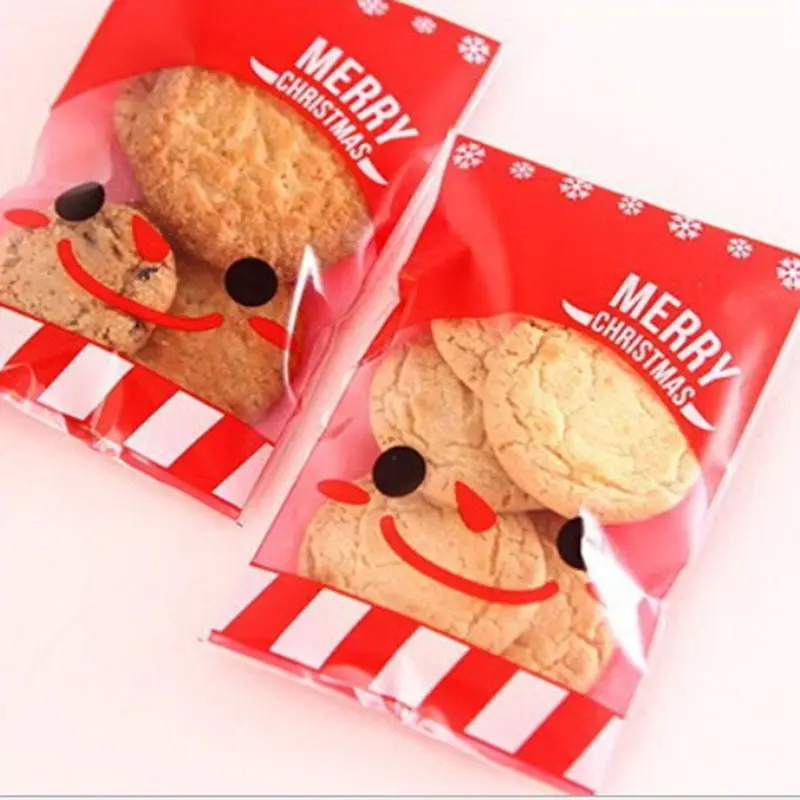 Рождество Санта Клаус чистый целлофановый печенье сладкий свадьба день рождения