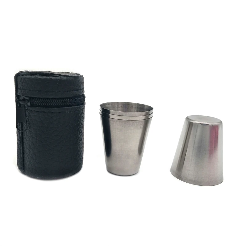 1 комплект из 4 чашек нержавеющей стали 30 мл 70 180 мл|camping cup|cup mugmug coffee |
