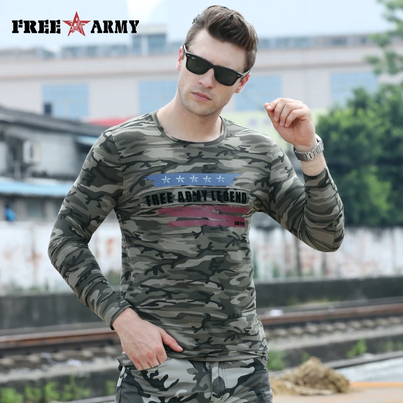 

Free Army Brand Men Camouflage Hoodie Sweatshirt Long Sleeves Military Casual Sweatshirts Men Cotton Round Neck Hoodies