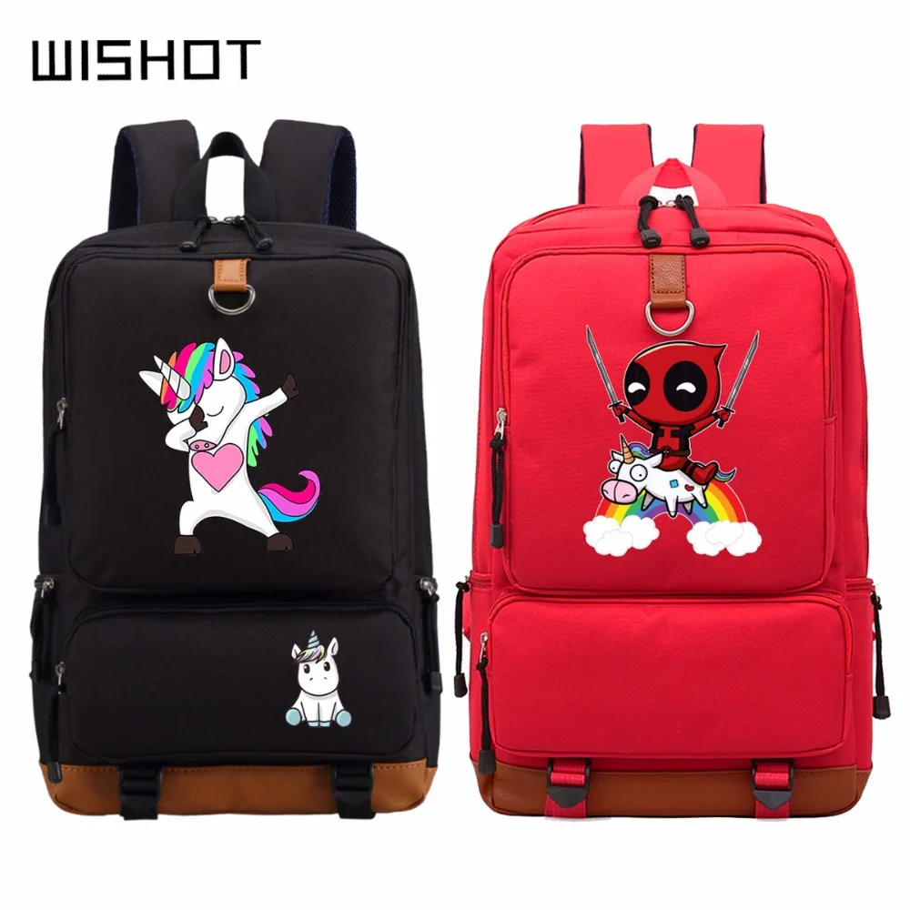 Рюкзак WISHOT Unicorn Dab deadбассейн для верховой езды рюкзак в виде единорога
