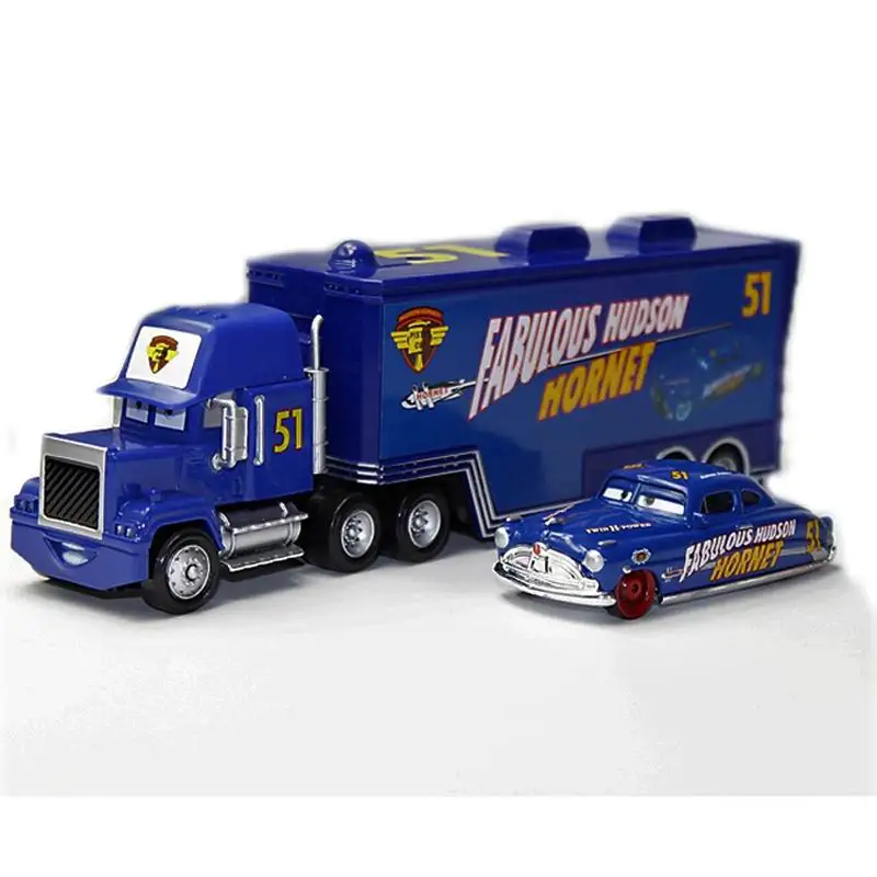 055 10 2pcs set 2 шт./компл. disney «Тачки» Lightning McQueen Джексон Storm Ramirez Мак дядя грузовик игрушечный автомобиль Фигурки игрушки для детей, авто, подарок - Цвет: 055 10 2pcs set