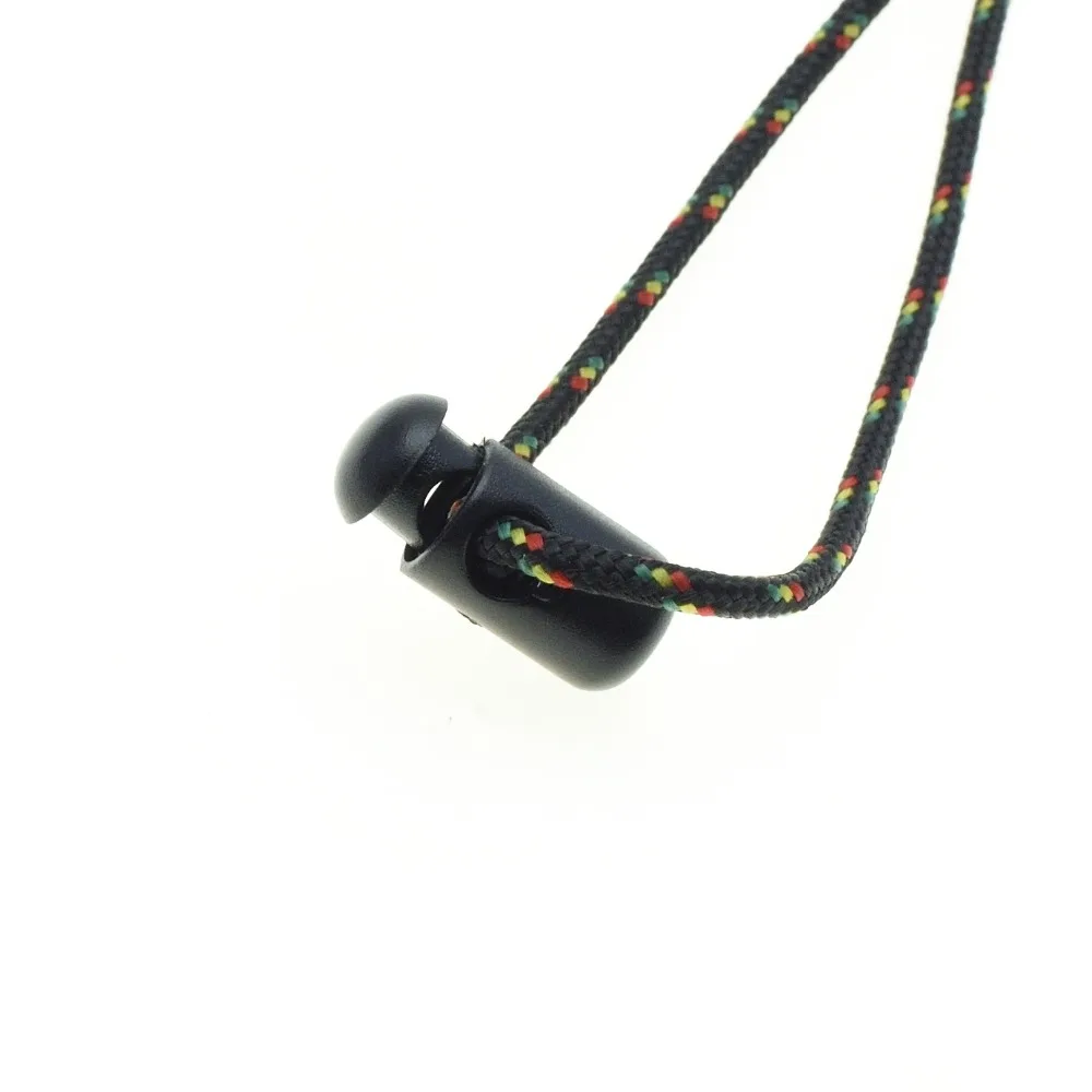 10 шт. упак. Пластиковые Заглушки для пружинного шнура черные тумблера 21 мм * 8 мм|Стоппер| |