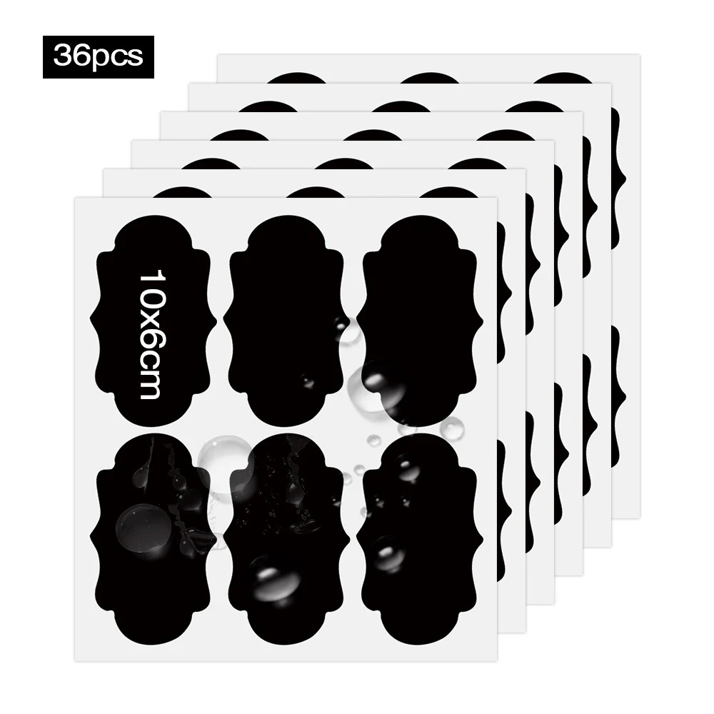 36 шт. водонепроницаемые наклейки банки для специй|Бутылки и хранения| |