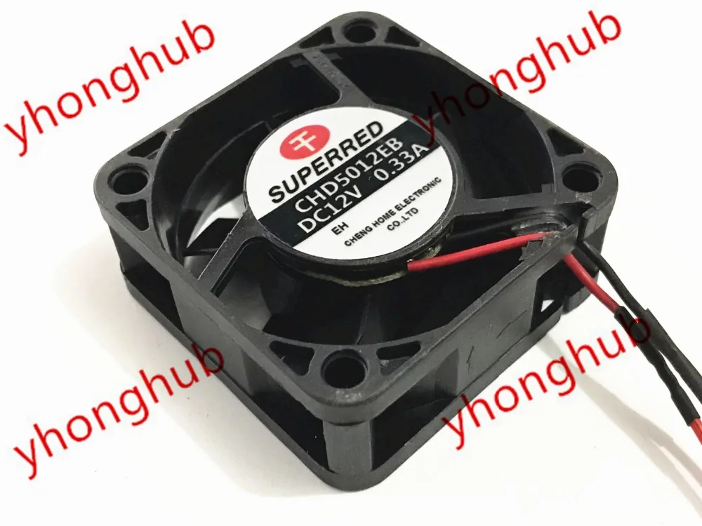 Вентилятор охлаждения сервера SUPEREED CHD5012EB DC 12 В 0.33A 2-wire 50x50x20 мм