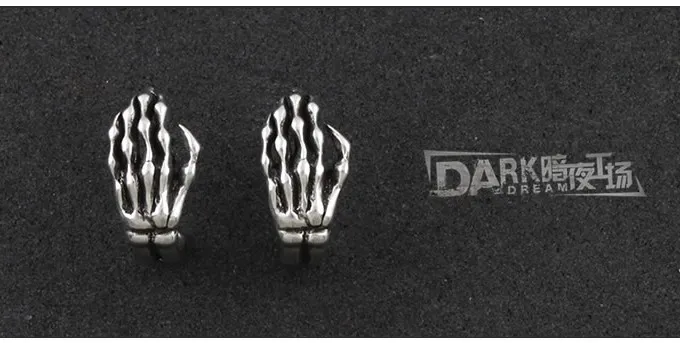 2020 Новые товары готические ювелирные изделия серьги в стиле панк мужские руки