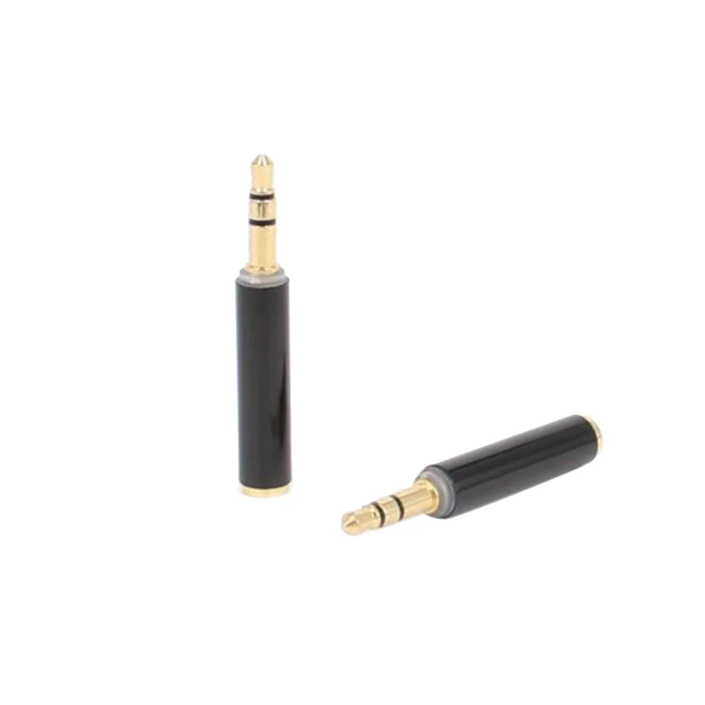 Стерео латунный 3 5 мм 3-полюсный штекер в 4-полюсный Гнездо аудио адаптер