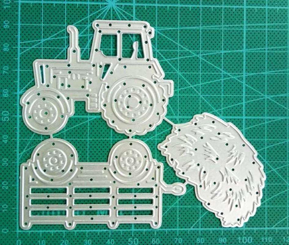 3 шт./лот металлорежущие штампы кантри жизни Тракторные для альбома скрапбукинга