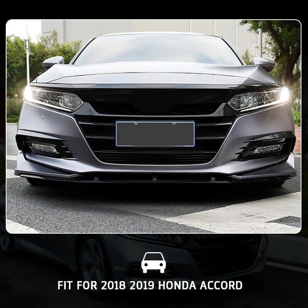 Аксессуары для экстерьера автомобиля Honda Accord 2018-2019 яркие черные передние